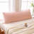 Pink and White Reversible Pillowcases 18x18 Throw Pillow Covers Pack of 2 Soft Microfiber Ruffle Decorative Pillowcase Cushion for Couch Sofa Bedroom-123025747-123025768