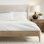 Ensemble de draps 100% coton percale brossé et délavé 4 pièces