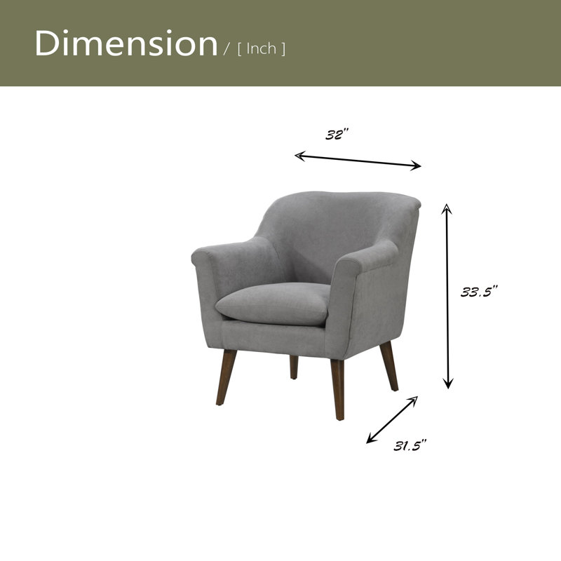 Fauteuil surdimensionné en acier tissé 31,5 po, Gris
