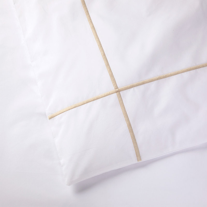 Athena Duvet Cover, Tan, Twin Duvet Cover