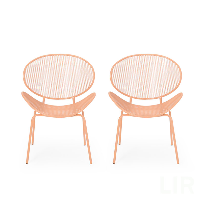 Chaise ELBA (ensemble de 2), chaise, Orange