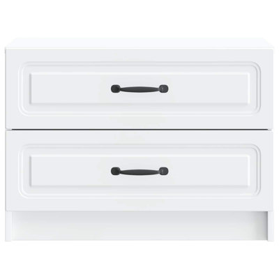 62cm W Engineered Wood Bedside Table