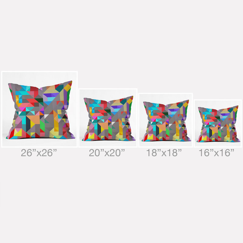 Coussin décoratif extérieur, 16 po x 16 po