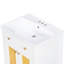 Meuble-lavabo simple avec plateau en résine 18,09 po Balcinde