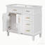 Meuble-lavabo simple 36 po avec plateau en résine Clotine-1627720545