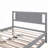 Platform Bed with Adjustable Trundle-1421359329