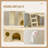 Elidge 72" Scratcher Castle Cat Tree
