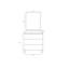 Erica 610mm Single Bathroom Vanity with Integrated Ceramic Basin-38961165