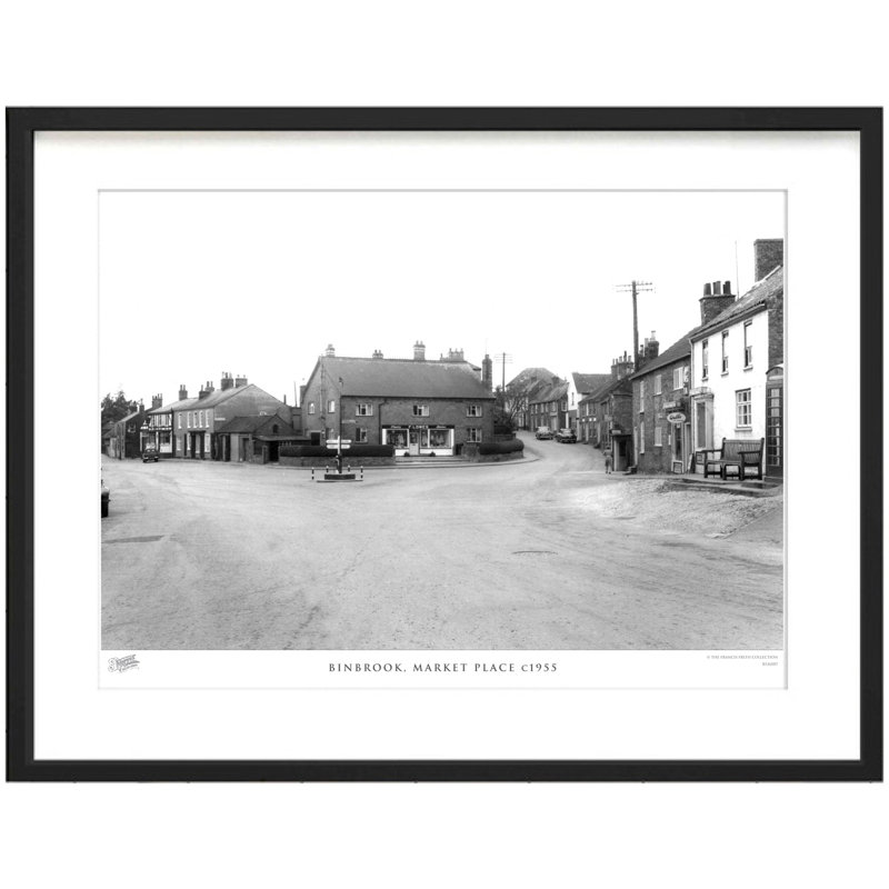 Binbrook, Market Place C1955 - Single Picture Frame Print, 48.4cm H x 63.6cm W x 2.3cm D