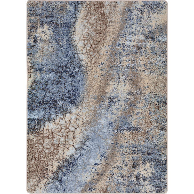 Tapis First Take River Run Solitude, Rectangle 3 pi 10 po x 5 pi 4 po