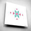 «Watercolor Aztec Art I» par Seven Trees Design, art mural en verre acrylique-304394874
