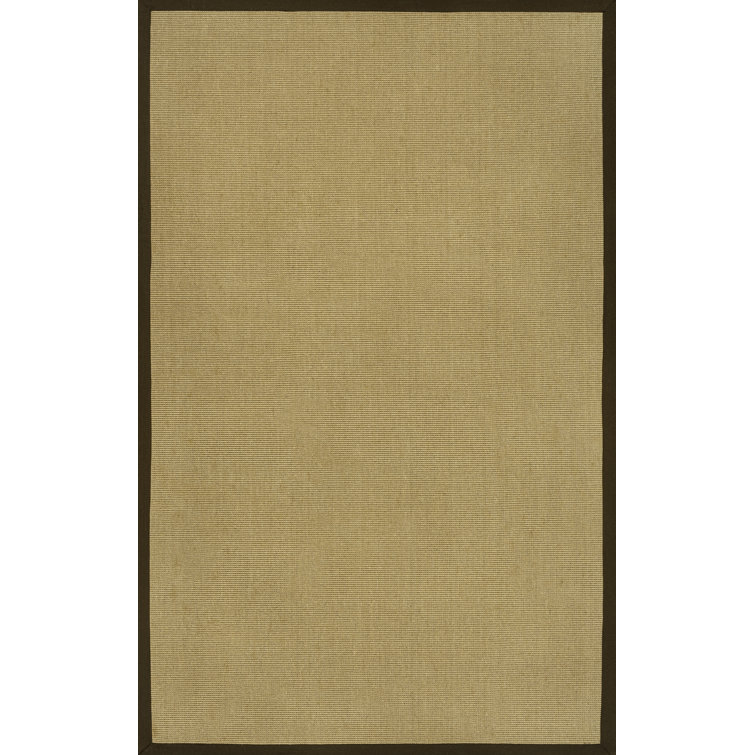 Locklin Farmhouse Cottage Border Jute Natural/Brown Rug