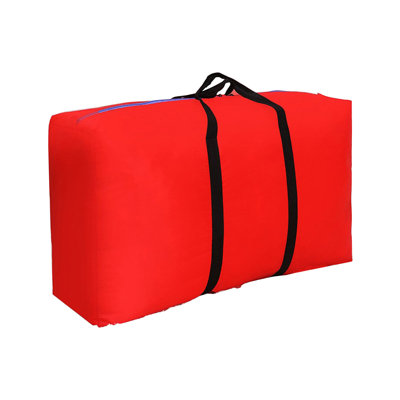  Large Moving Bags, Heavy Duty Moving Boxes Alternative, Strong Handles& Backpack Straps, Tote Packing Bags for Moving, College Dorm Room Essentials, Red