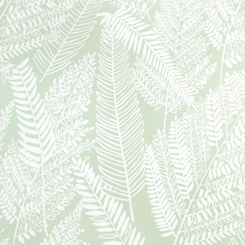 Arcadia Carrick 30' L x 27" W Wallpaper Roll, Sage