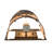 Rustic Lodge Flush Mounted Sconce