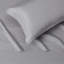 Ensemble de draps 3 pièces pour lit simple, literie en microfibre brossée douce avec poches profondes, respirante, infroissable, gris foncé