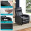 Canapé inclinable en cuir synthétique