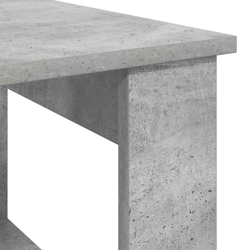 Coffee Table with Storage, 50cm. H x 51cm. L x 50cm. W, Concrete Grey