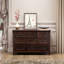 Commode d'appoint en bois massif, commode à tiroirs peinte en aérosol, casiers d'armoire, casiers de table console pour buffet