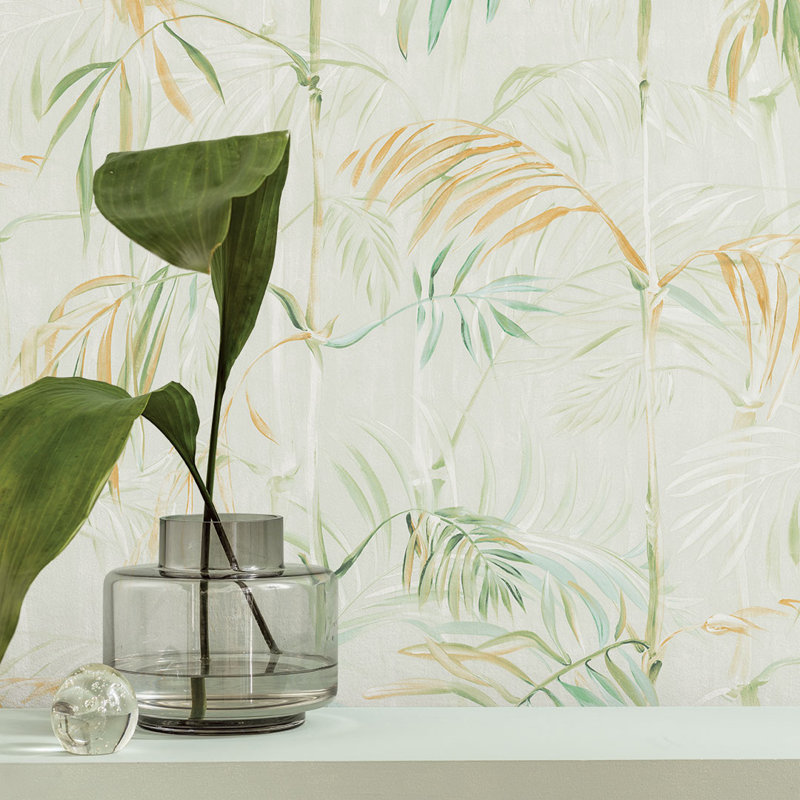 Andonia Floral Wallpaper Double Roll, Sage