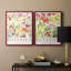 Affiche d'exposition Botanica I - reproduction encadrée de qualité supérieure - prête à être accrochée - aucun clou requis - aucun clou requis-754980191-754980177