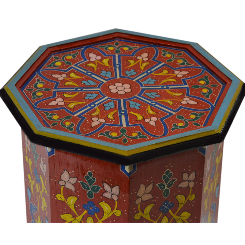 Handmade Wood Table Red Moriche