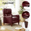 Fauteuil inclinable manuel en cuir véritable de 28,75 po de large Neliyah (ensemble de 2)-105356765