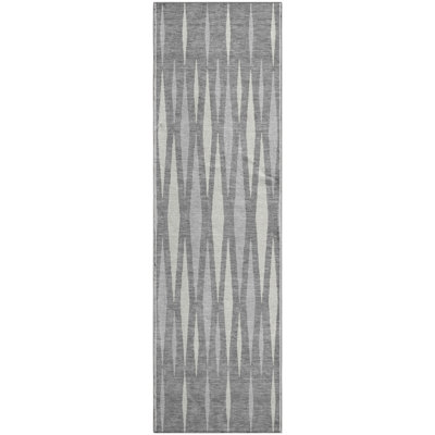 Premium Machine Washable Prisco Gray Rug