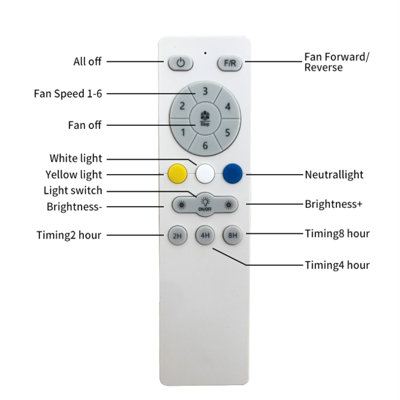 Ventilateurs de plafond en bois blanc 52 pouces avec lumières et télécommande, ventilateur de plafond encastré moderne à profil bas avec lumière, 6 vitesses, moteur à courant continu réversible, pour chambre à coucher / extérieur / maison de campagne / patio