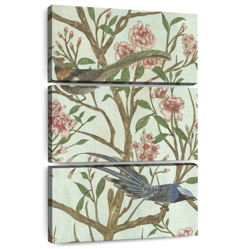 Delicate Chinoiserie II, 65" H x 42" W