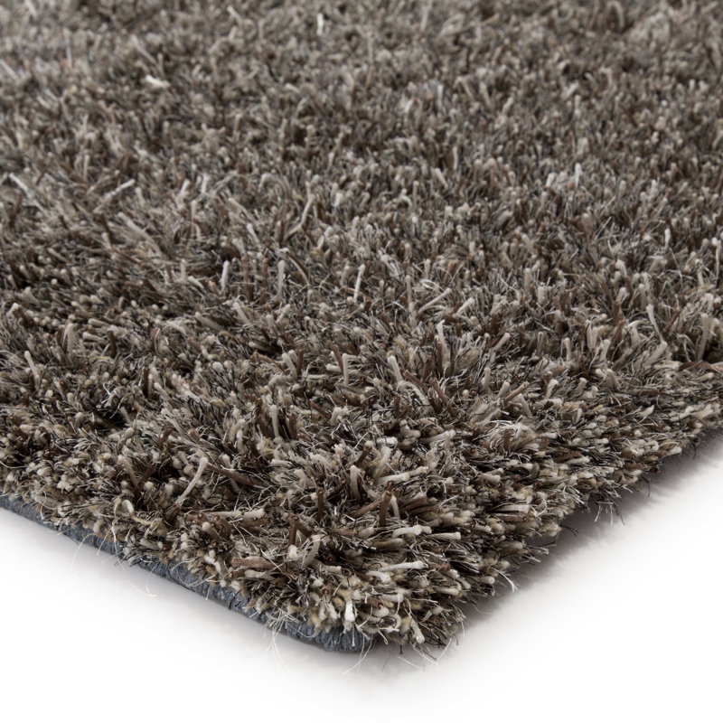 Tapis noir et gris Zepour CMN01 , Rectangulaire 8 pi x 10 pi