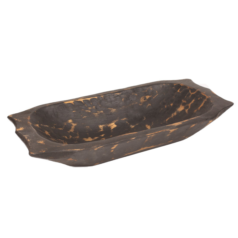 Glenfield Wood Decorative Bowl 1, Black