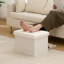 Repose-pieds pliant avec repose-pieds en velours -453134965