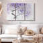 Reproduction sur toile mauve-98978603