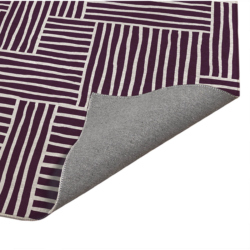 Paillasson Grid Puz, L 36 po x L 60 po, Aubergine