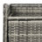 Wicker Outdoor Storage Cabinet with Tempered Glass Desktop-107686363
