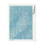 Impression sur bois bleu