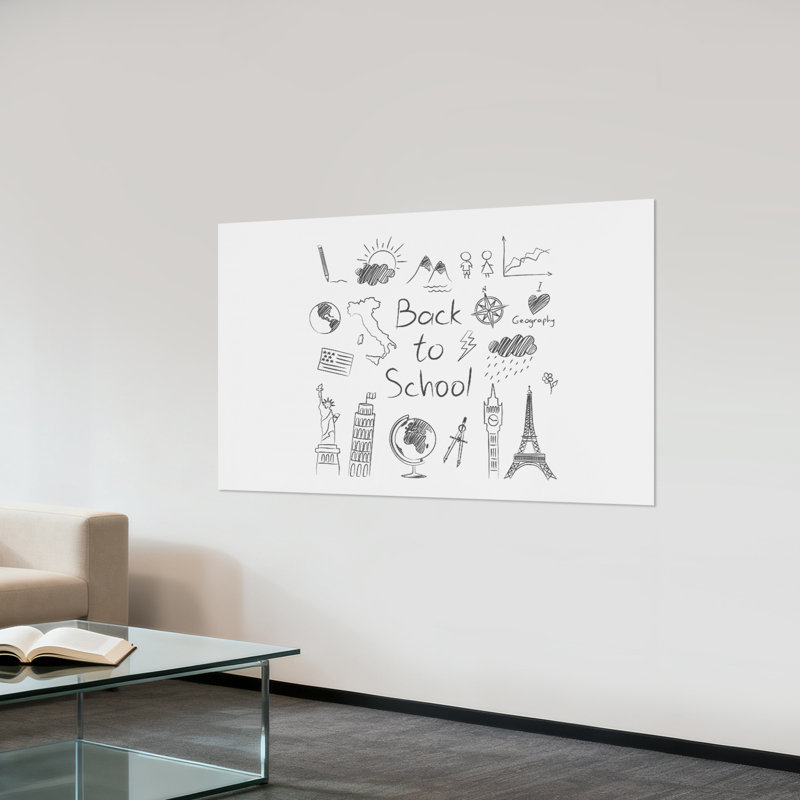 Magnetic Dry Erase Whiteboard Sheet, Flexible Wall-Mount Writing Board For Home, Office & Classroom