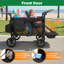 Wagon de plage pliable à 4 places avec auvent et harnais à 5 points-131512150-132796477
