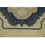 Tapis ivoire et bleu Oushak 6 x 9