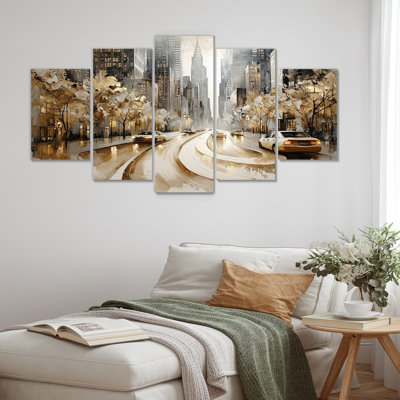 Broadway Buzz New York City II - New York City Wall Art Print Set