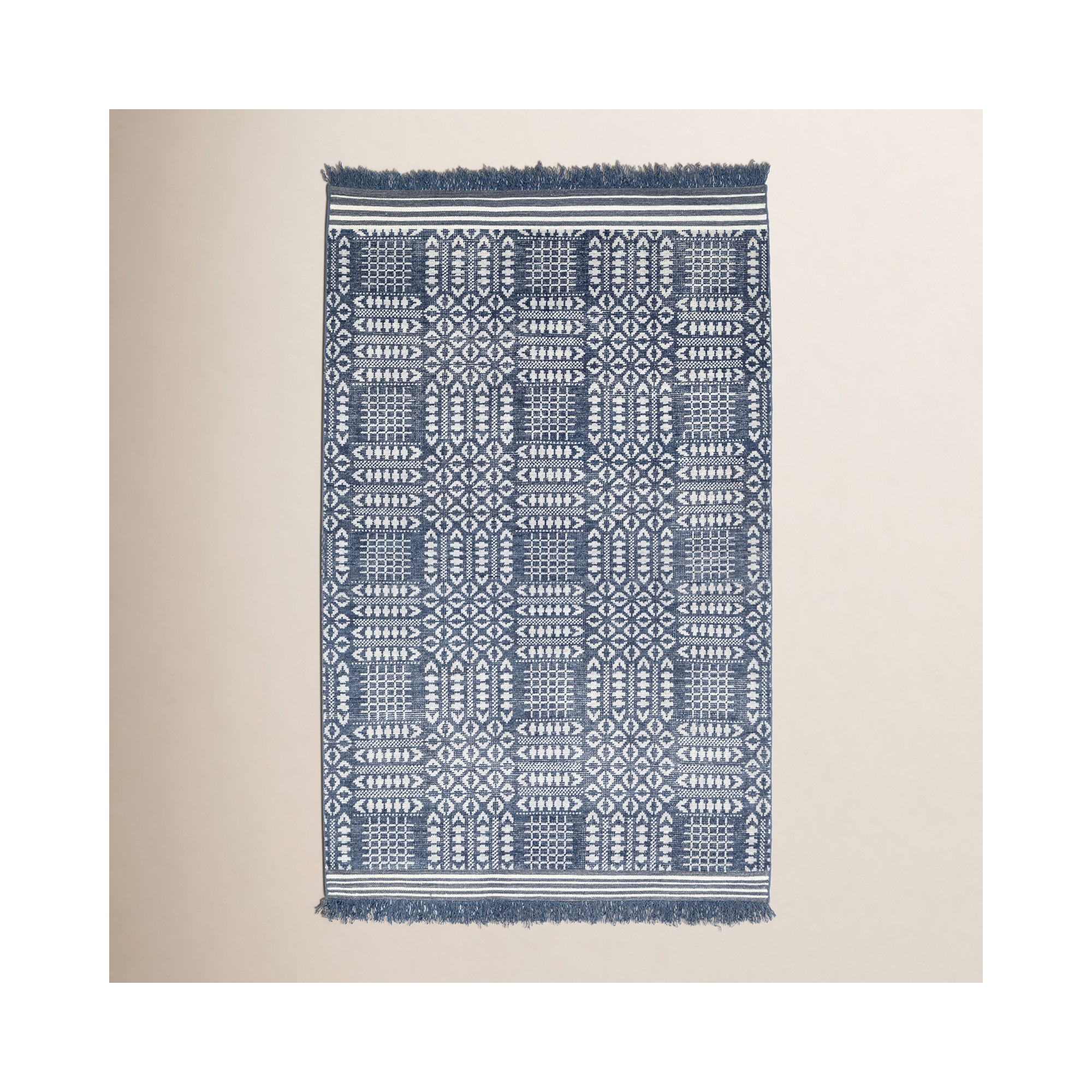 Handmade Rug, Rectangle 5' x 8'