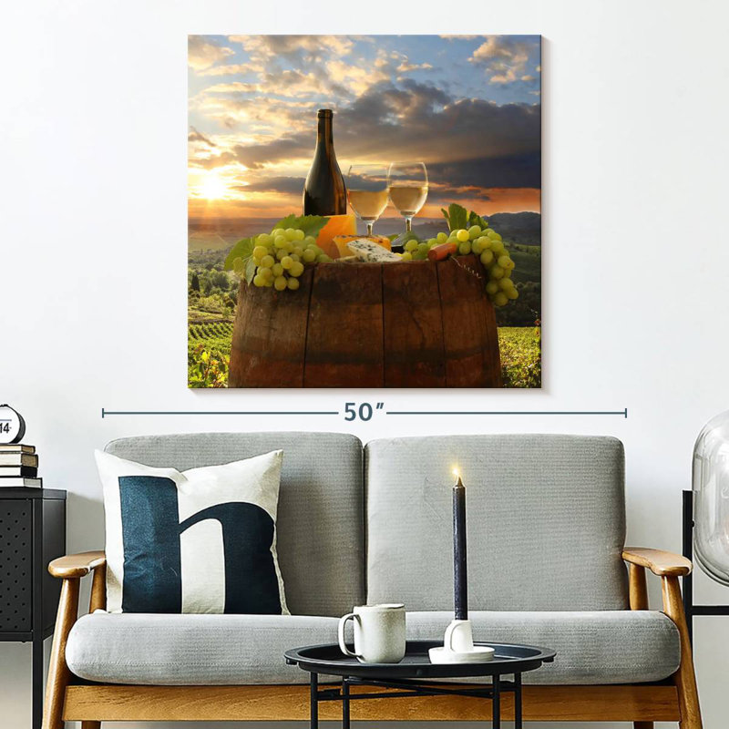 Yarlin Chianti White Wine, 33" H x 33" W