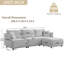 Canapé moderne multi-modules de style moderne pour le salon et autres espaces de détente-1046103629