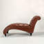 Chaise longue capitonnée en similicuir sans accoudoirs-62150224