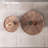 Nesting Round Coffee Table, Wood Cocktail Tables with Ash Side Table(Set of 2)