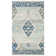 Christa Oriental Gray/Navy Area Rug