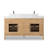 Lakeville Nyora Double Vanity-Carrara Marble-362484618