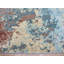 Tapis unique en laine noué à la main gris / bleu 9 pi 1 po x 11 pi 8 po Mahulena