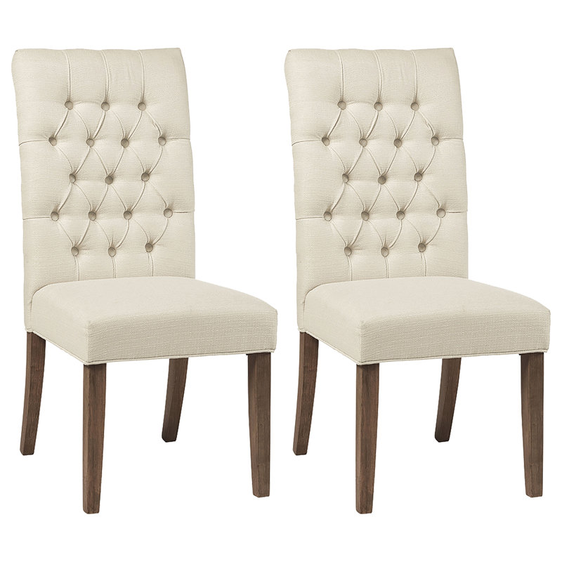 Chaise de salle à manger rembourrée Maliyani